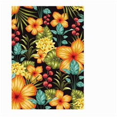 Fabulous-colorful-floral-seamless Large Garden Flag (two Sides) by uniart180623