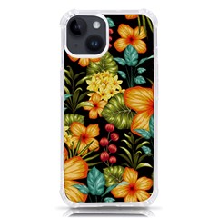 Fabulous-colorful-floral-seamless Iphone 14 Tpu Uv Print Case by uniart180623