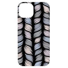 Seamless-pattern-with-interweaving-braids Iphone 14 Black Uv Print Case by uniart180623