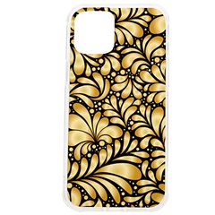 Damask-teardrop-gold-ornament-seamless-pattern Iphone 12 Pro Max Tpu Uv Print Case by uniart180623