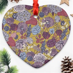 Floral-seamless-pattern-with-flowers-vintage-background-colorful-illustration Ornament (heart) by uniart180623