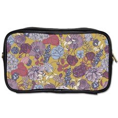 Floral-seamless-pattern-with-flowers-vintage-background-colorful-illustration Toiletries Bag (two Sides)