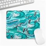 Sea-waves-seamless-pattern Large Mousepad Front