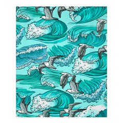 Sea-waves-seamless-pattern Shower Curtain 60  X 72  (medium) 