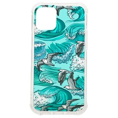 Sea-waves-seamless-pattern Iphone 12 Mini Tpu Uv Print Case	 by uniart180623