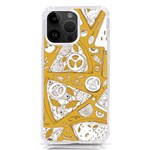 Vector-seamless-pizza-slice-pattern-hand-drawn-pizza-illustration-great-pizzeria-menu-background - iPhone 14 Pro Max TPU UV Print Case Front