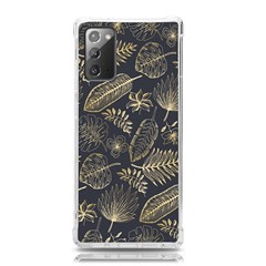 Elegant-pattern-with-golden-tropical-leaves Samsung Galaxy Note 20 Tpu Uv Case by uniart180623