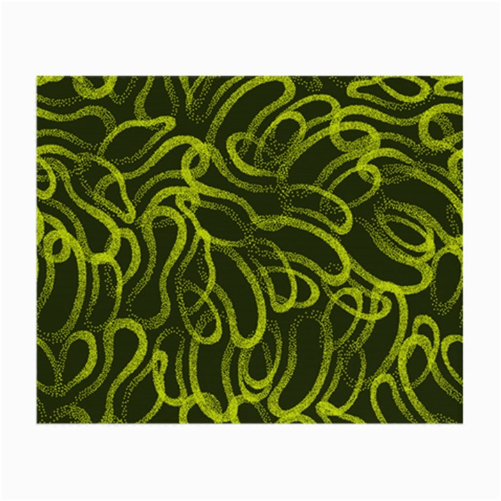 Green-abstract-stippled-repetitive-fashion-seamless-pattern Small Glasses Cloth