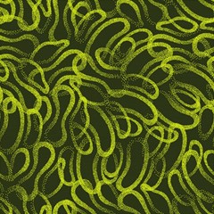 Green-abstract-stippled-repetitive-fashion-seamless-pattern Play Mat (rectangle) by uniart180623