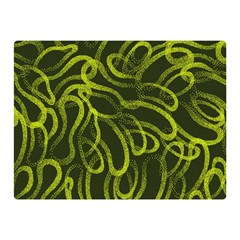 Green-abstract-stippled-repetitive-fashion-seamless-pattern Two Sides Premium Plush Fleece Blanket (mini) by uniart180623