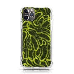 Green-abstract-stippled-repetitive-fashion-seamless-pattern Iphone 11 Pro 5 8 Inch Tpu Uv Print Case by uniart180623