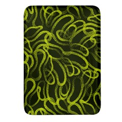 Green-abstract-stippled-repetitive-fashion-seamless-pattern Rectangular Glass Fridge Magnet (4 Pack)