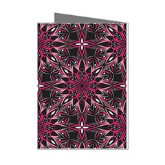 Seamless-pattern-with-flowers-oriental-style-mandala Mini Greeting Cards (pkg Of 8) by uniart180623