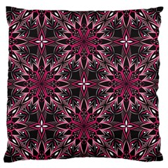 Seamless-pattern-with-flowers-oriental-style-mandala Large Cushion Case (one Side) by uniart180623