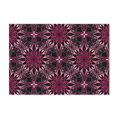 Seamless-pattern-with-flowers-oriental-style-mandala Crystal Sticker (a4) by uniart180623