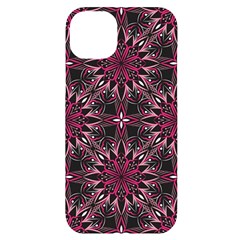 Seamless-pattern-with-flowers-oriental-style-mandala Iphone 14 Plus Black Uv Print Case by uniart180623