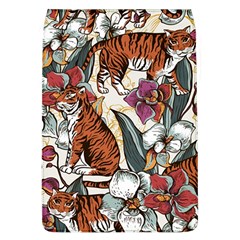 Natural-seamless-pattern-with-tiger-blooming-orchid Removable Flap Cover (l) by uniart180623