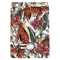 Natural-seamless-pattern-with-tiger-blooming-orchid Removable Flap Cover (s) by uniart180623