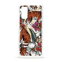 Natural-seamless-pattern-with-tiger-blooming-orchid Samsung Galaxy S20 6 2 Inch Tpu Uv Case by uniart180623