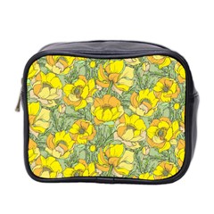 Seamless-pattern-with-graphic-spring-flowers Mini Toiletries Bag (two Sides) by uniart180623