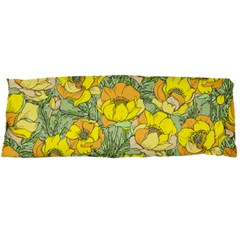 Seamless-pattern-with-graphic-spring-flowers Body Pillow Case Dakimakura (two Sides) by uniart180623