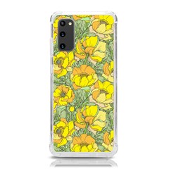 Seamless-pattern-with-graphic-spring-flowers Samsung Galaxy S20 6 2 Inch Tpu Uv Case