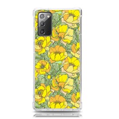 Seamless-pattern-with-graphic-spring-flowers Samsung Galaxy Note 20 Tpu Uv Case