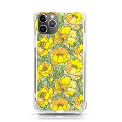 Seamless-pattern-with-graphic-spring-flowers Iphone 11 Pro 5 8 Inch Tpu Uv Print Case