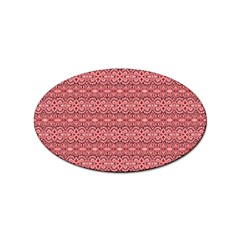 Pink-art-with-abstract-seamless-flaming-pattern Sticker (oval) by uniart180623