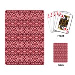 Pink-art-with-abstract-seamless-flaming-pattern Playing Cards Single Design (Rectangle) Back