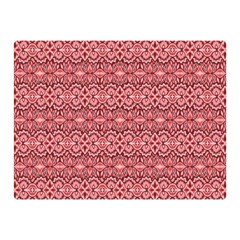 Pink-art-with-abstract-seamless-flaming-pattern Two Sides Premium Plush Fleece Blanket (mini) by uniart180623