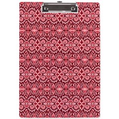 Pink-art-with-abstract-seamless-flaming-pattern A4 Acrylic Clipboard by uniart180623