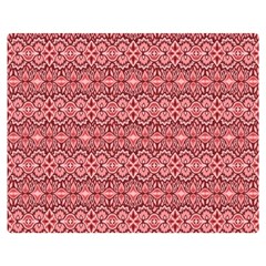 Pink-art-with-abstract-seamless-flaming-pattern Premium Plush Fleece Blanket (medium) by uniart180623