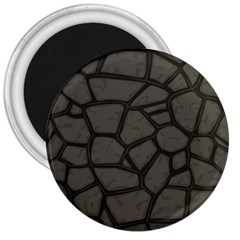 Cartoon-gray-stone-seamless-background-texture-pattern 3  Magnets by uniart180623