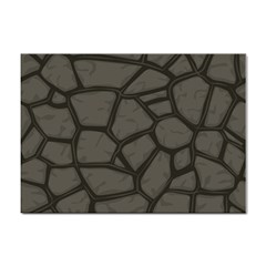 Cartoon-gray-stone-seamless-background-texture-pattern Sticker A4 (100 Pack) by uniart180623