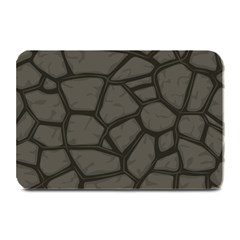 Cartoon-gray-stone-seamless-background-texture-pattern Plate Mats by uniart180623