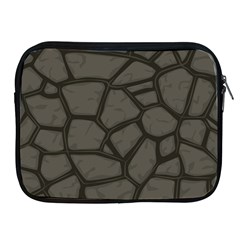 Cartoon-gray-stone-seamless-background-texture-pattern Apple Ipad 2/3/4 Zipper Cases by uniart180623