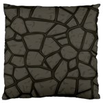 Cartoon-gray-stone-seamless-background-texture-pattern Standard Premium Plush Fleece Cushion Case (One Side) Front