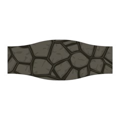 Cartoon-gray-stone-seamless-background-texture-pattern Stretchable Headband by uniart180623