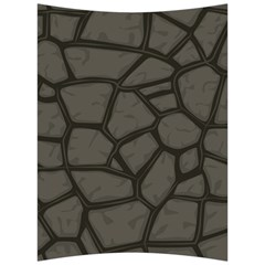 Cartoon-gray-stone-seamless-background-texture-pattern Back Support Cushion by uniart180623