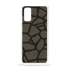 Cartoon-gray-stone-seamless-background-texture-pattern Samsung Galaxy S20 6 2 Inch Tpu Uv Case by uniart180623