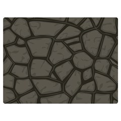 Cartoon-gray-stone-seamless-background-texture-pattern Premium Plush Fleece Blanket (extra Small) by uniart180623