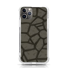 Cartoon-gray-stone-seamless-background-texture-pattern Iphone 11 Pro 5 8 Inch Tpu Uv Print Case by uniart180623