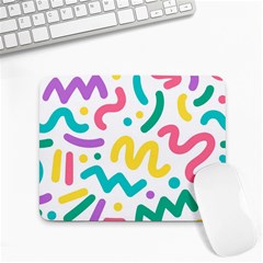 Abstract-pop-art-seamless-pattern-cute-background-memphis-style Small Mousepad by uniart180623