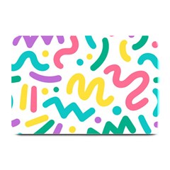 Abstract-pop-art-seamless-pattern-cute-background-memphis-style Plate Mats by uniart180623