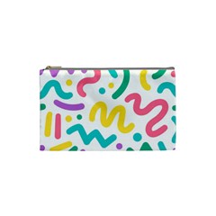 Abstract-pop-art-seamless-pattern-cute-background-memphis-style Cosmetic Bag (small) by uniart180623