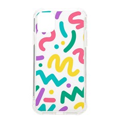 Abstract-pop-art-seamless-pattern-cute-background-memphis-style Iphone 11 Tpu Uv Print Case by uniart180623