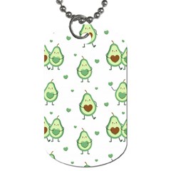 Cute-seamless-pattern-with-avocado-lovers Dog Tag (two Sides) by uniart180623