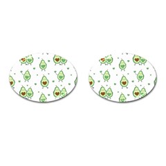 Cute-seamless-pattern-with-avocado-lovers Cufflinks (oval) by uniart180623