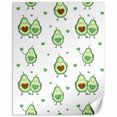 Cute-seamless-pattern-with-avocado-lovers Canvas 11  X 14  by uniart180623